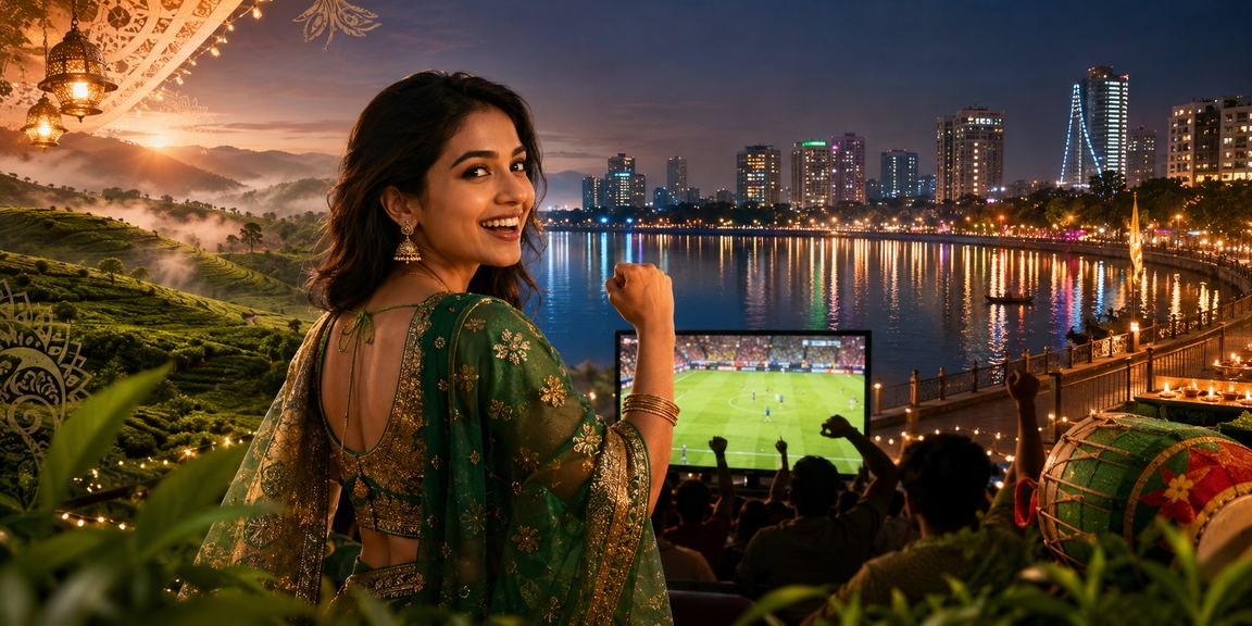 ঢাকায় চা বাগানের পাশে বেটিং অডস বিশ্লেষণ করছেন একজন ব্যবহারকারী
